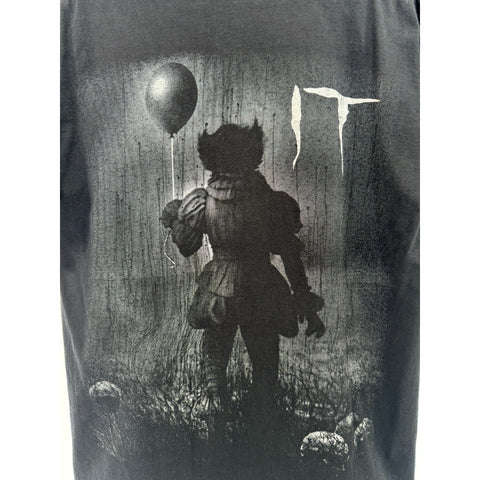"Retail" Vintage Thessh ESO Clown IT B2B Horror Graphic Tee Shirt Black One Size Youth