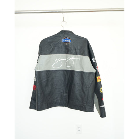 "Retail" Vintage Chase Authentics Wilson Leather Jimmie Johnson Nascar Racing Jacket L