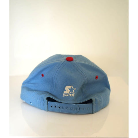 "Retail" Vintage Starter NFL Houston Oilers 100% Wool Snapback Hat Blue One Size