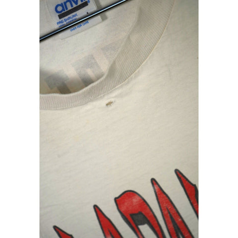 "Retail" Vintage Anvil Lollapalooza 1994 Tee Shirt White L Single Stitch Made in USA