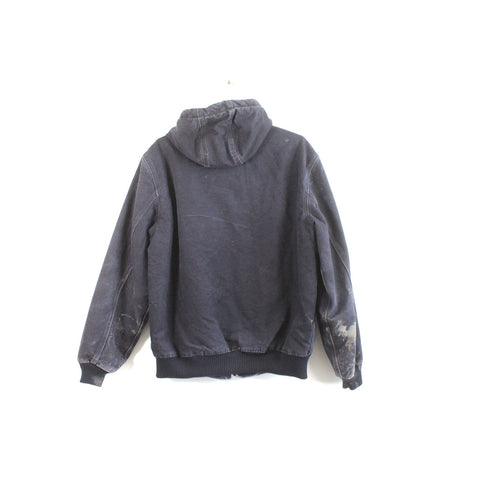Carhartt Hoodie Jacket Coat | Vintage Workwear Full Zip Hooded Outerwear | Rugged Durable Heavyweight Sweatshirt | Men’s Size M | Streetwear Utility Layer