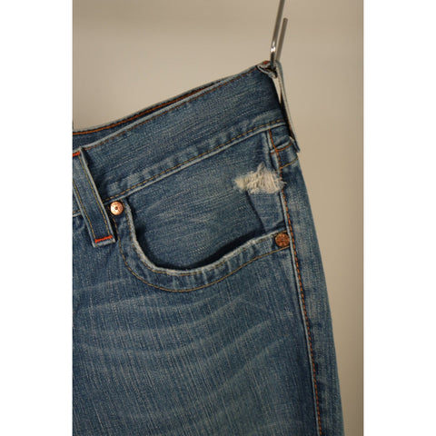 "Retail" Vintage True Religion Bobby Boot Cut Denim Jeans Blue 38X33 Women's Made in USA