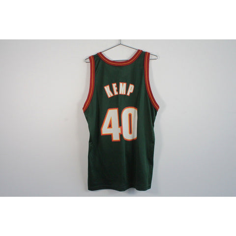 NBA Seattle Supersonics Jersey | Vintage Champion Authentic | Sleeveless Basketball Top | Rare Team Collectible