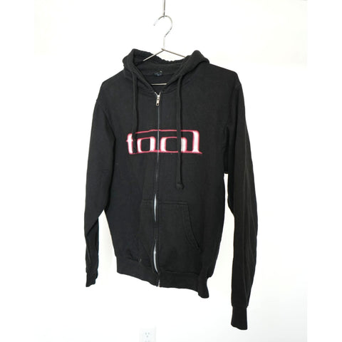 "Retail" Vintage Tultex Tool X-Ray Man Los Angeles California Full Zip Hoodie Black Small