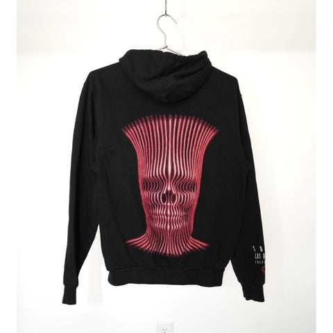 "Retail" Vintage Tultex Tool X-Ray Man Los Angeles California Full Zip Hoodie Black Small