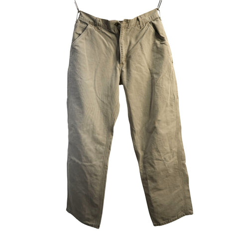 "Retail" Vintage Carhartt B11 DES Dungaree Fit Canvas Carpenter Work Pants Gray W32 Men's