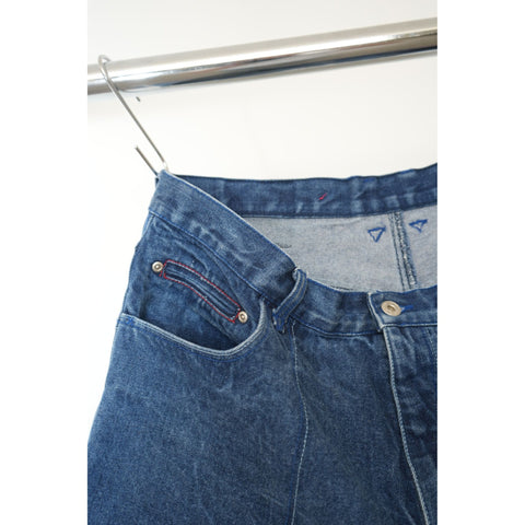 "Retail" Texas Tuff Jeans Hip Hop Embroidered Baggy Denim Jeans Short Blue Men's W35