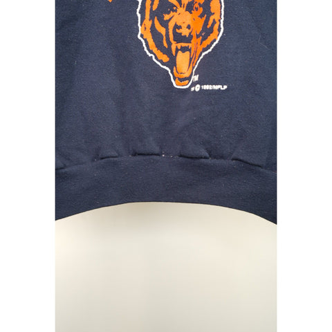 "Retail" Vintage 90s Tultex NFLP Chicago Bears Crewneck Pullover Sweatshirt Navy XL Made in USA