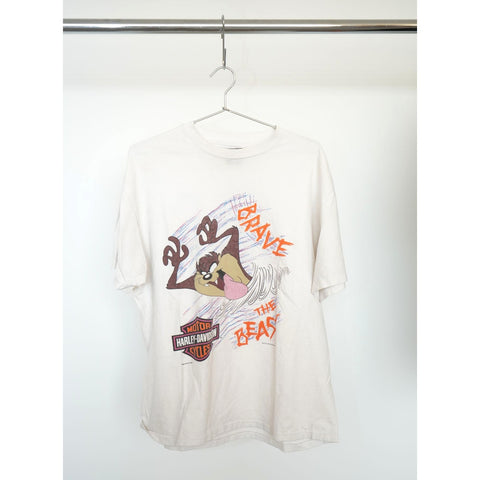 "Retail" Vintage Harley Davidson Taz Mania Kelly's Grand Rapids, MI Tee Shirt XL Men's