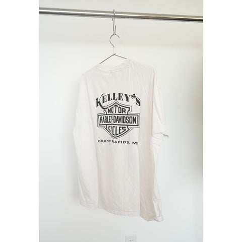 "Retail" Vintage Harley Davidson Taz Mania Kelly's Grand Rapids, MI Tee Shirt XL Men's