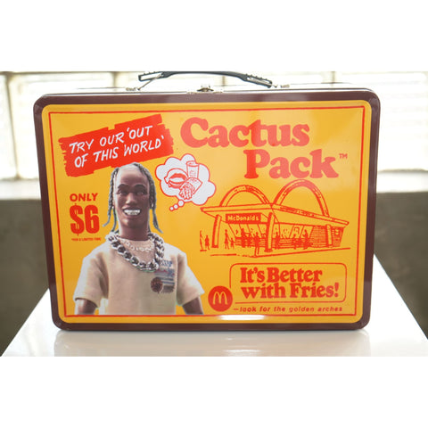 "Retail" Travis Scott x McDonalds Cactus Pack Vintage Metal Lunchbox