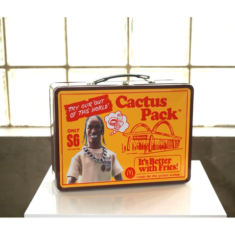 "Retail" Travis Scott x McDonalds Cactus Pack Vintage Metal Lunchbox