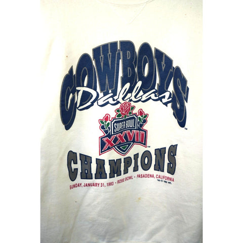 "Retail" Vintage Bike Super Bowl XXVII Dallas Cowboys Champion Pullover Sweatshirt XL
