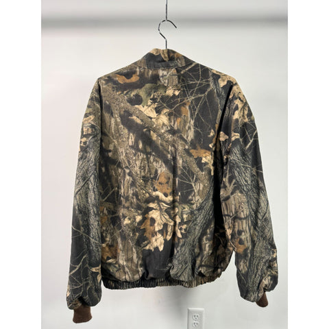 "Retail" Vintage Mossy Oak Real Tree Camouflage Full Zip Hunting Jacket Men's