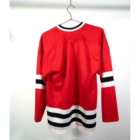 "Retail" Vintage CCM Chicago Blackhawks NHL Ice Hockey Long Sleeve Jersey Shirt Medium