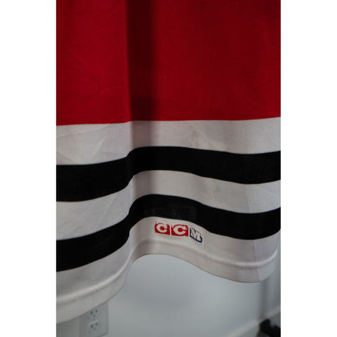 "Retail" Vintage CCM Chicago Blackhawks NHL Ice Hockey Long Sleeve Jersey Shirt Medium