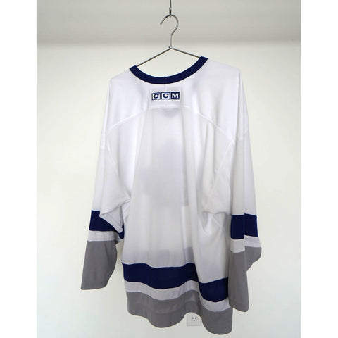"Retail" Vintage CCM Toronto Maple Leafs NHL Ice Hockey Jersey White/Blue XL Men's