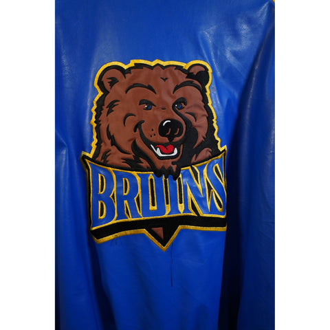 "Retail" Vintage Steve & Barry's UCLA Bruins Snap Letterman Jacket Blue/Yellow XL