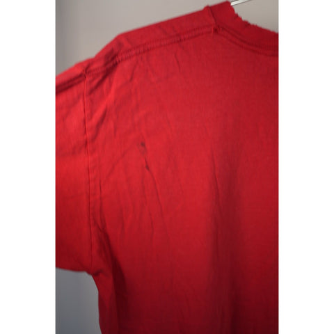 "Retail" Vintage Logo 7 NBA Chicago Bulls Tee Shirt Red XL Single Stitch