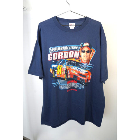 "Retail" VTG Chase Authentics Performance Leader Jeff Gordon Racing Tee Shirt Navy 2XL
