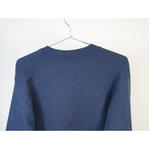 "Retail" Vintage Pro Player Dallas Cowboys Logo Print Pullover Sweatshirt Navy