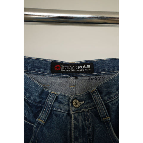 "Retail" Vintage Southpole Mid Wash Straight Leg Denim Jeans Blue W27 Men's