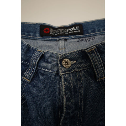 "Retail" Vintage Southpole Mid Wash Straight Leg Denim Jeans Blue W27 Men's