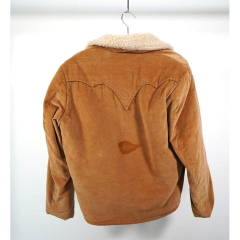 "Retail" Vintage Westwind Sportswear Sherpa Lined Jacket Brown Made in USA