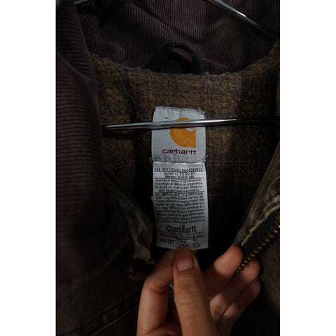 "Retail" Vintage Carhartt C52 CHT Blanket Lined Ranch Coat Brown XL Men's