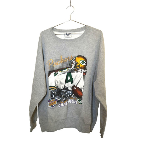 "Retail" VTG Lee Sport Green Bay Packers Super Bowl XXXI Champion Pullover Sweatshirt XL