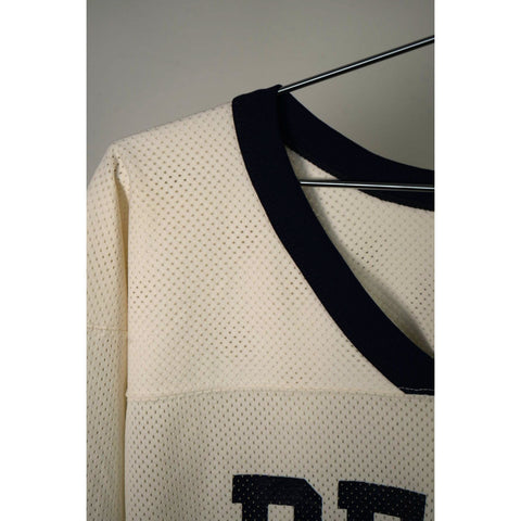 "Retail" Vintage Russell Athletic Penn State Football Jersey Shirt White/Navy Medium