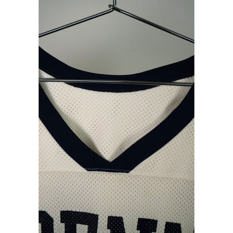 "Retail" Vintage Russell Athletic Penn State Football Jersey Shirt White/Navy Medium