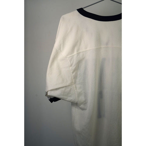 "Retail" Vintage Russell Athletic Penn State Football Jersey Shirt White/Navy Medium