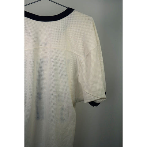 "Retail" Vintage Russell Athletic Penn State Football Jersey Shirt White/Navy Medium