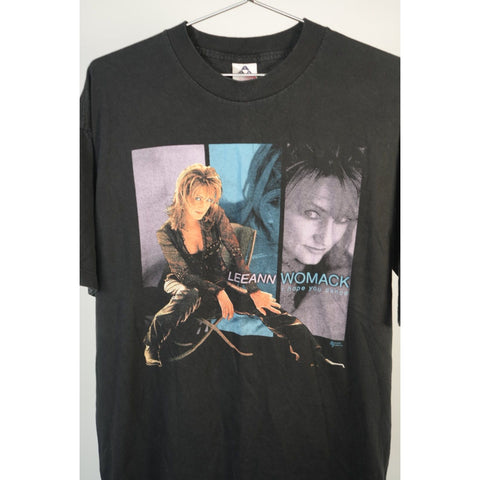 "Retail" Vintage Alstyle Leeann Womack I Hope You Dance Tee Shirt Black XL