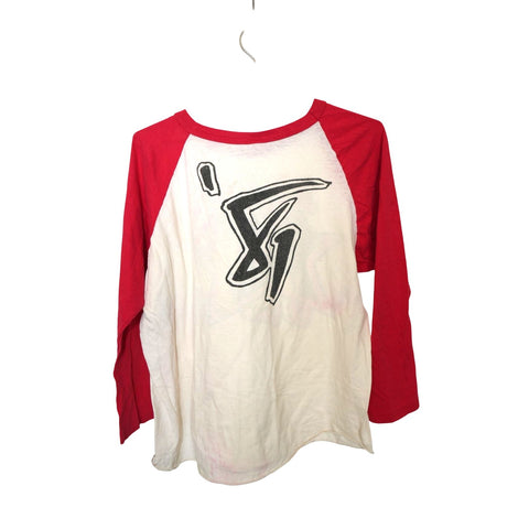 "Retail" Vintage 1981 ZZ Top El Loco Tour Raglan Tee Shirt White/Red XL Made in USA