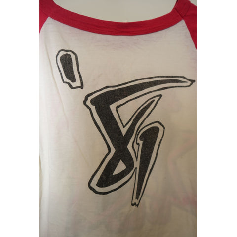 "Retail" Vintage 1981 ZZ Top El Loco Tour Raglan Tee Shirt White/Red XL Made in USA