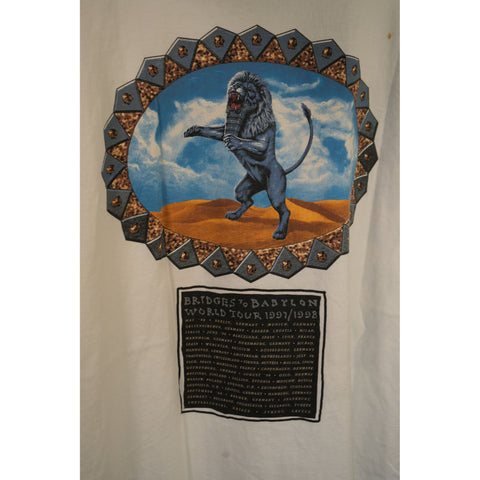 "Retail" Vintage The Rolling Stone Bridges To Babylon Tour 1997/1998 Tee Shirt XL