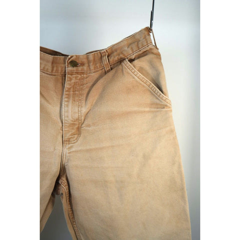 "Retail" Carhartt B11-BRN Original Dungaree Fit Canvas Work Pants Brown 34x28.5