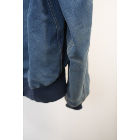"Retail" Vintage Carhartt Canvas Full Zip Hooded Active Jacket Blue