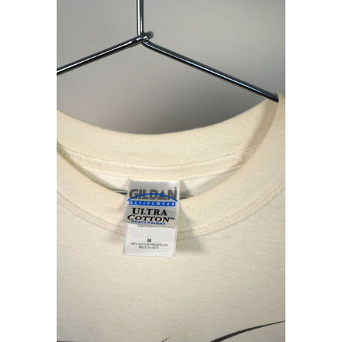 "Retail" Vintage Gildan Mark Martin #6 Racing Tee Shirt White Medium