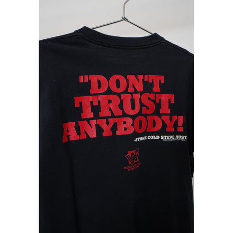 "Retail" VTG '98 Stone Cold Steve Austin 3:16 Don’t Trust Anybody Snake Tee Shirt Black XL
