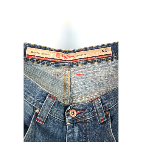"Retail" Pepe Jeans Lot AA Double Knee Denim Carpenter Jeans Blue Size 38
