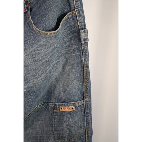 "Retail" Pepe Jeans Lot AA Double Knee Denim Carpenter Jeans Blue Size 38