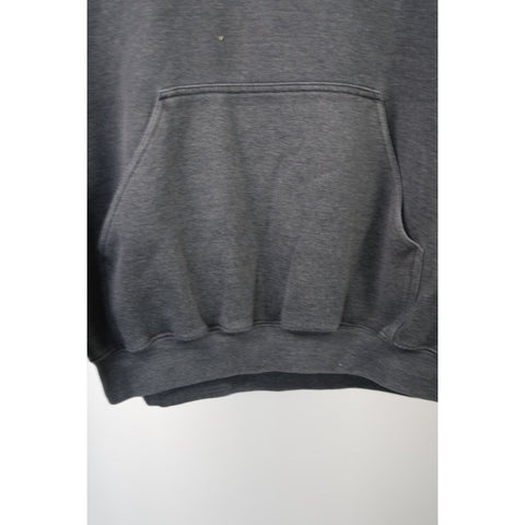 "Retail" Harley-Davidson Logo Print Front & Back Pullover Hoodie Gray