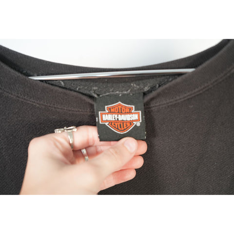 "Retail" Harley Davidson Smoky Mountain Maryville, TN Long Sleeve Tee Shirt Black