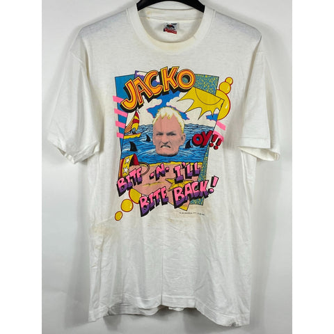 "Retail" Vintage FOTL Jacko "Bite -n- I'll Bite Back!" Tee Shirt L Made in USA