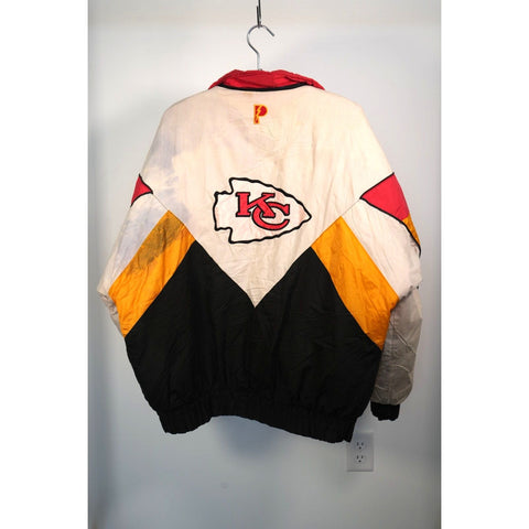 "Retail" Vintage Pro Payer NFL Kansas City Chiefs Puffer Jacket Size XL
