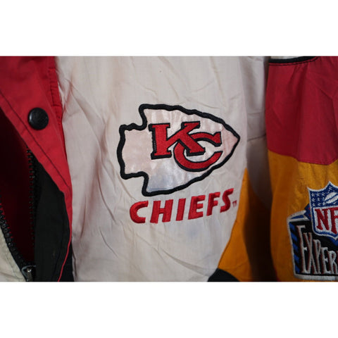 "Retail" Vintage Pro Payer NFL Kansas City Chiefs Puffer Jacket Size XL
