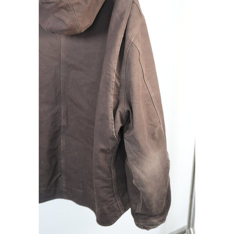 "Retail" Carhartt J141 DKB Sherpa Lined Canvas Full Zip Sierra Jacket Dark Brown 3XL